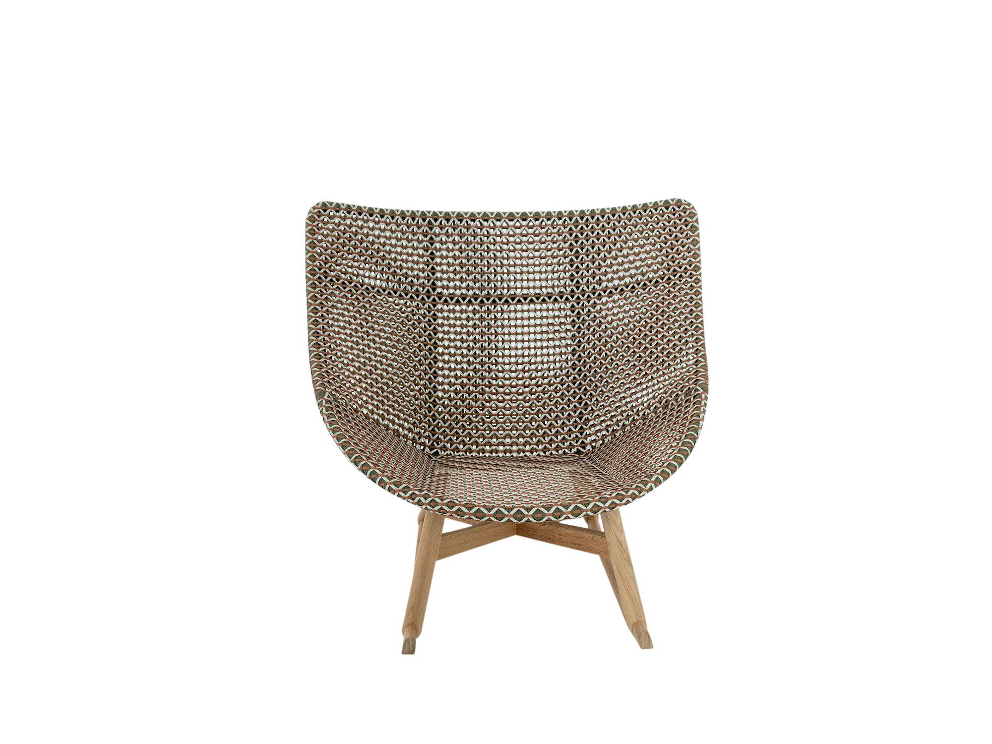 DEDON MBRACE ROCKING CHAIR Schaukel Stuhl in neuer 2020 Farbe chestnut